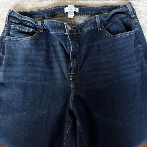 Lane Bryant Dark Wash Skinny Jeans 26W Stretch Denim - Picture 8 of 11